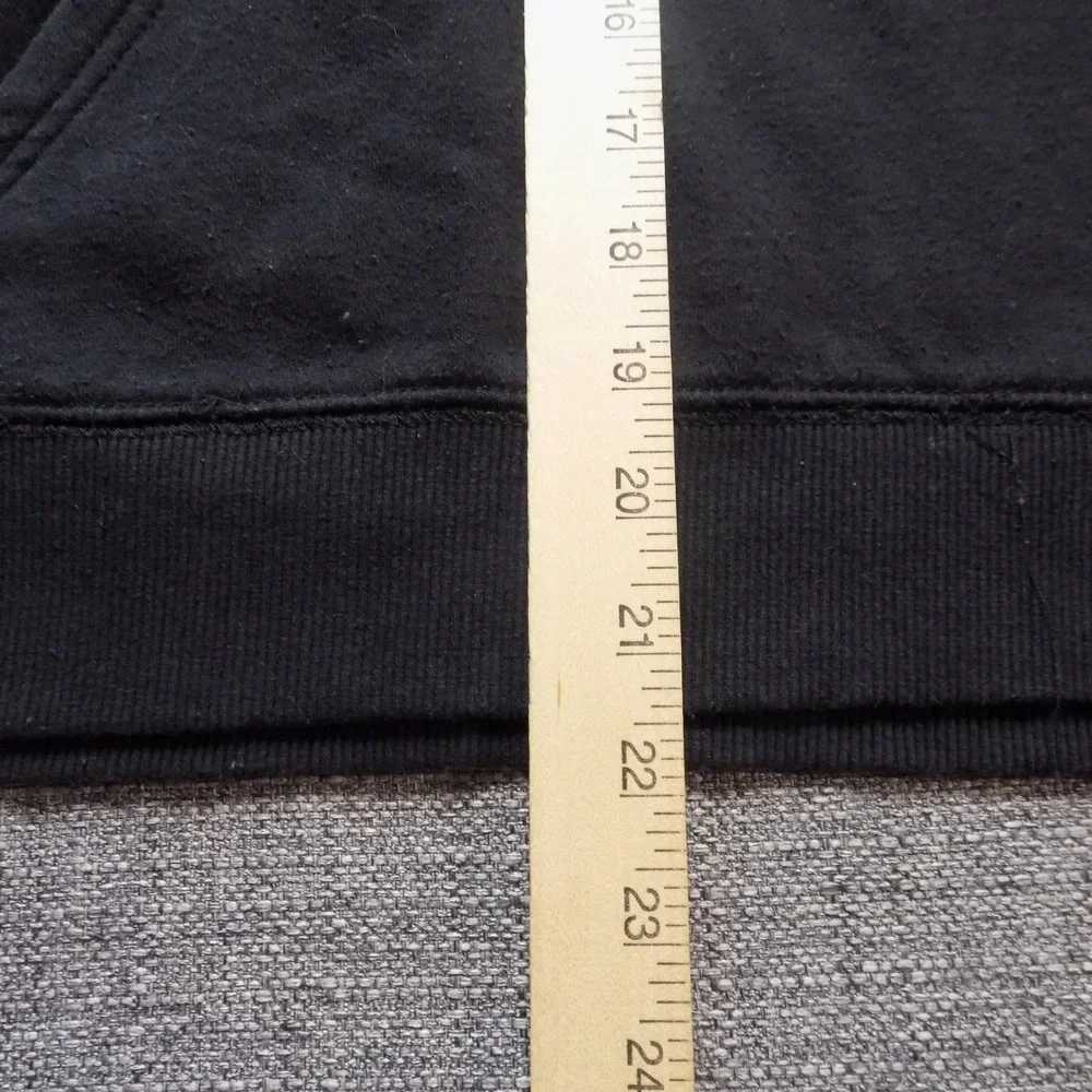 Champion Hoodie Boys Large Black Good Mountain Graphic Fleece Pullover